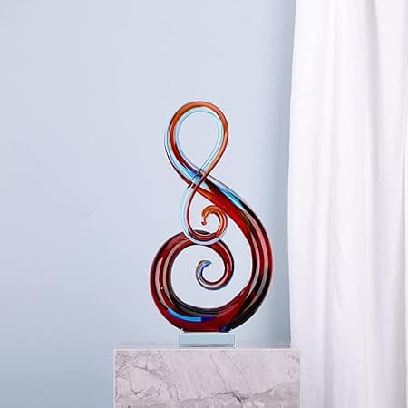 XMGZQ Multicolor Artistic Glass Sculpture product