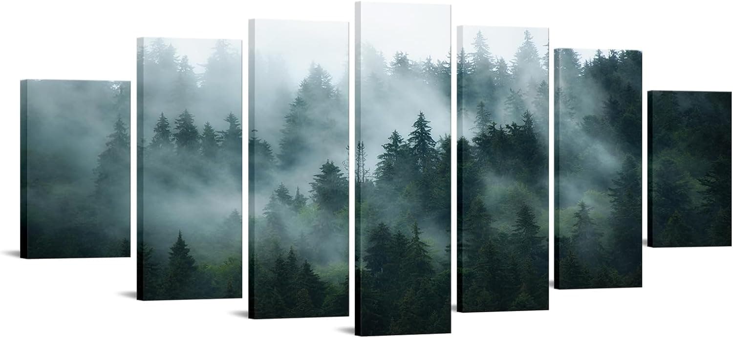 iKNOW FOTO XLarge 7 Panel Canvas Print Wall Art 70x32 Inches product